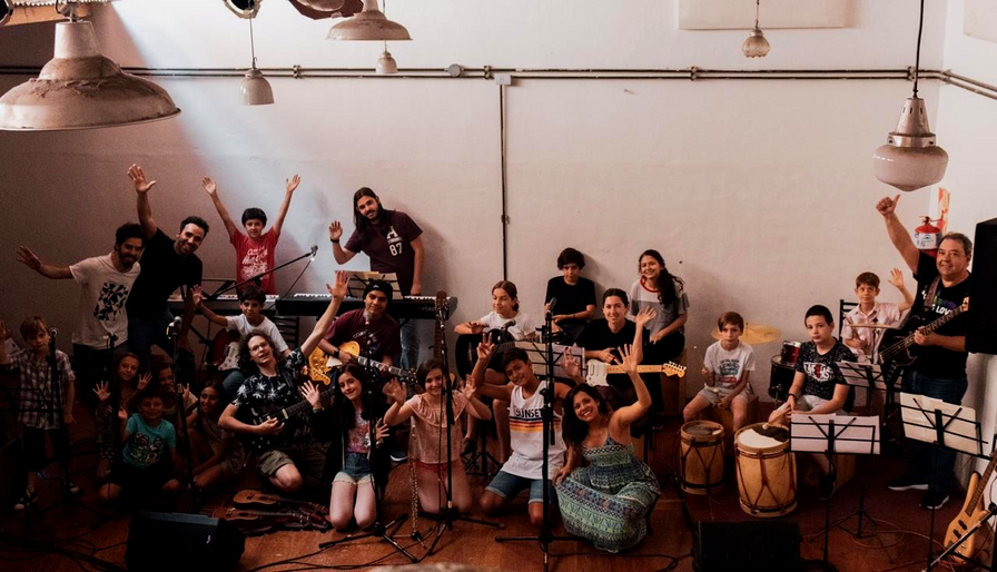 Alumnos en concierto